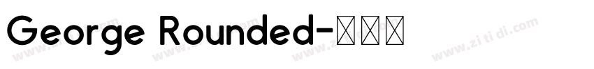 George Rounded字体转换